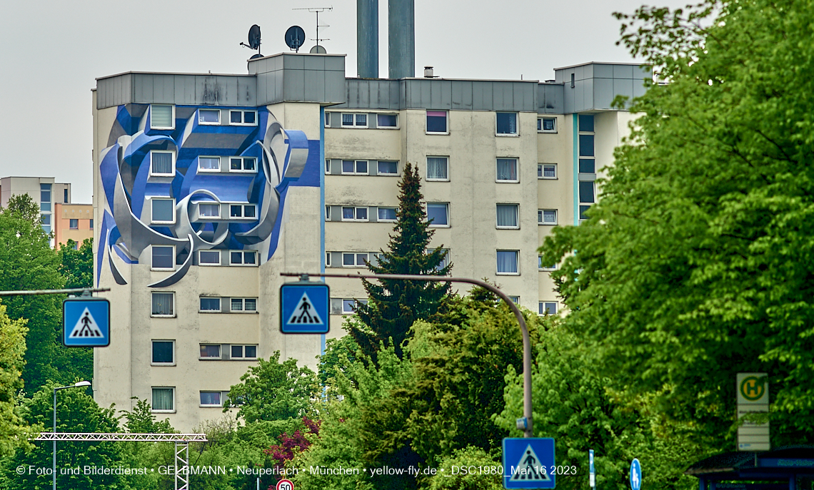 16.05.2023 - Graffiti am Karl-Marx-Ring 75-83 in Neuperlach